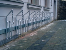 Fahrradständer Zehlendorf-45°-Wand